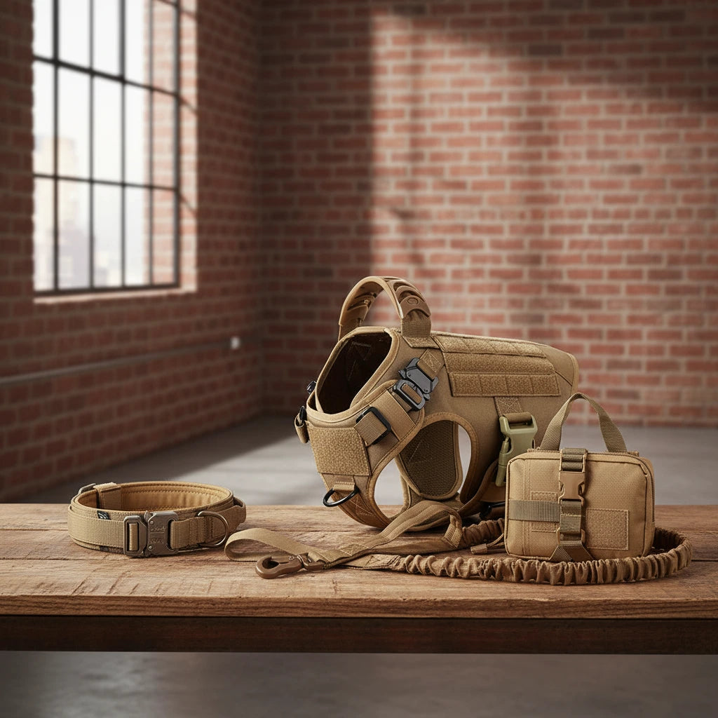 Harnais Tactique Premium pour Chien – Ultra Résistant & Ajustable